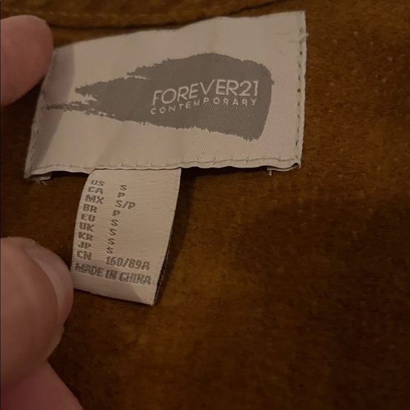 Leather Fringe Vest~ size S - Picture 3 of 6